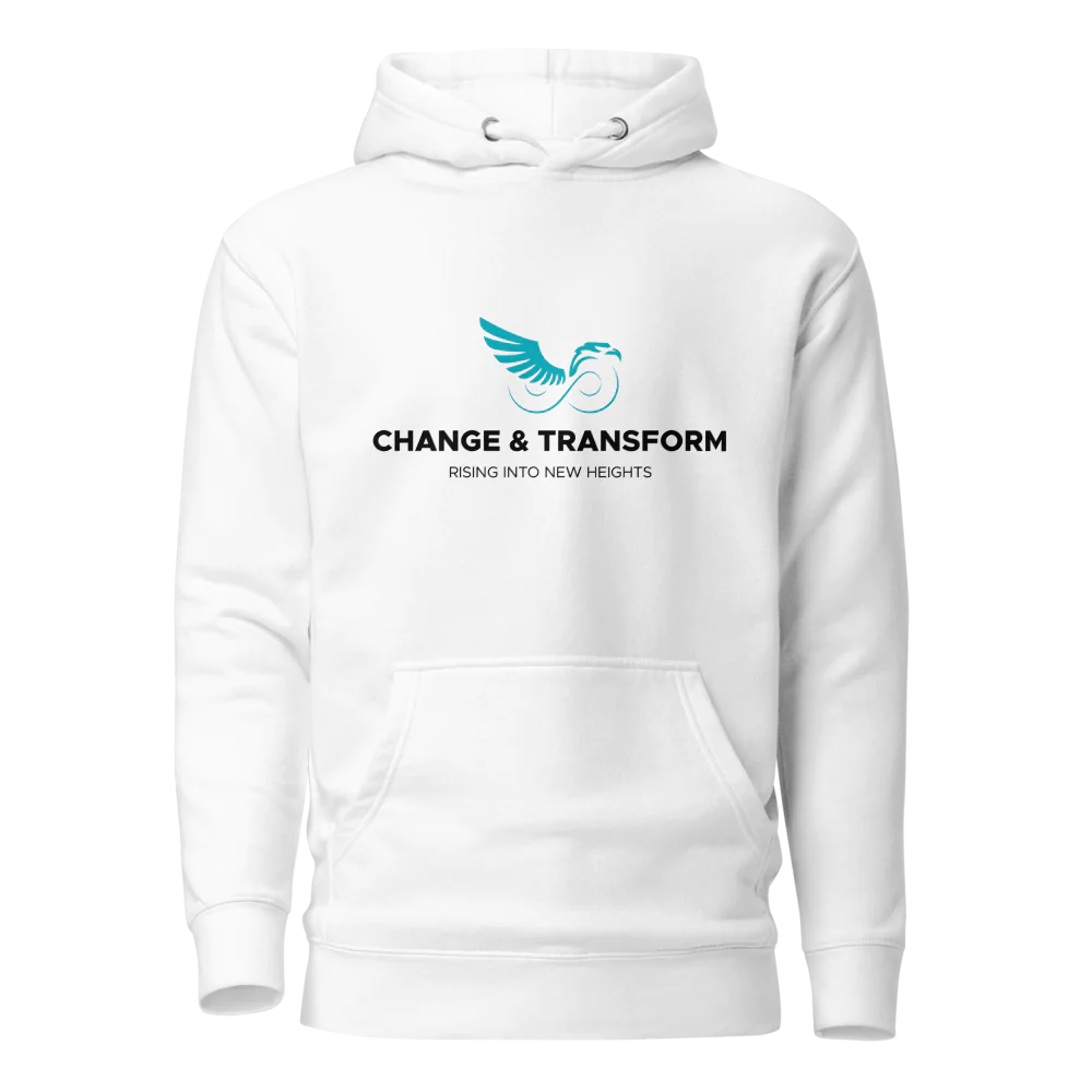 Change & Transform: Rising Into New Heights Unisex Premium Hoodie