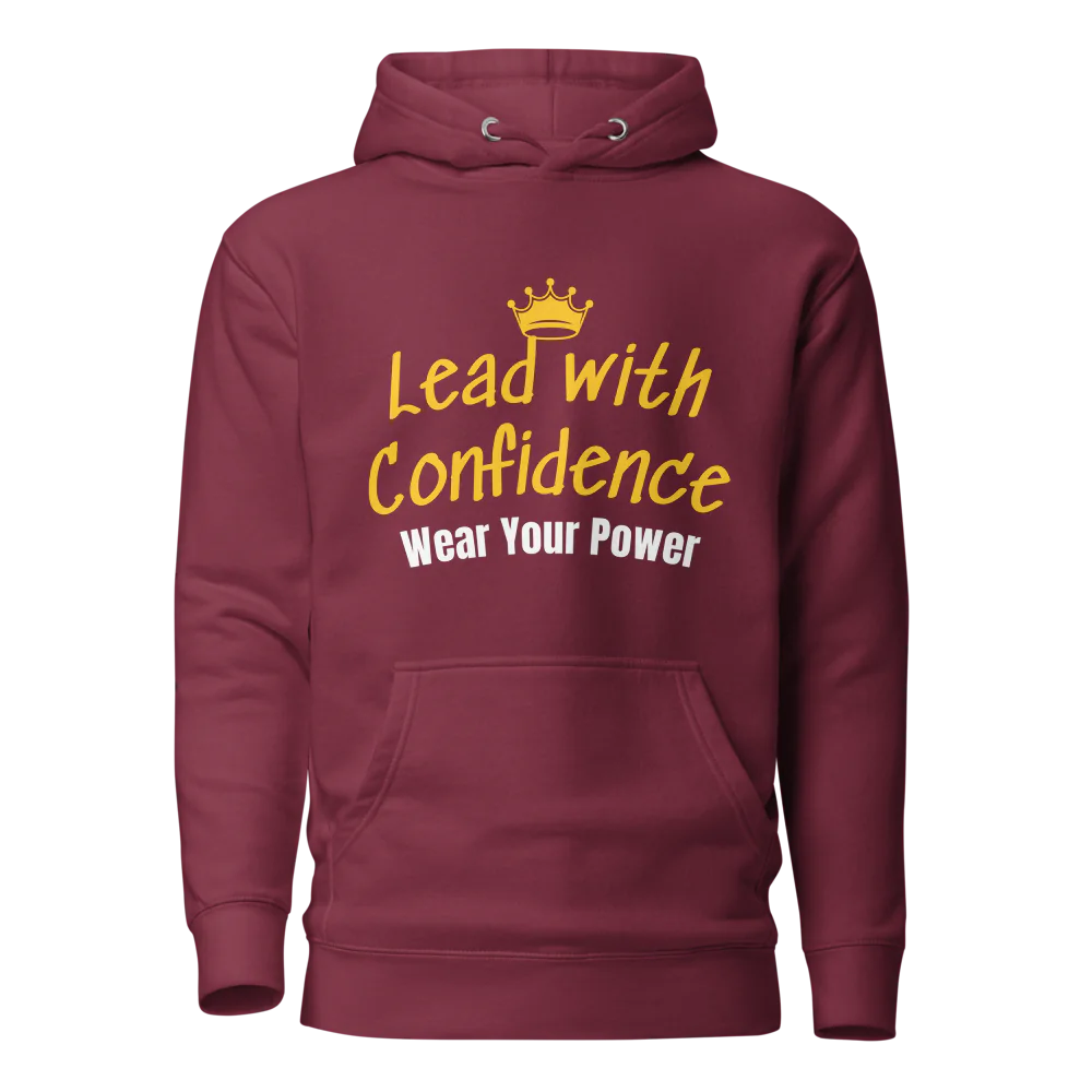 "Lead with Confidence, Wear Your Power" - Unisex Premium Hoodie | Cotton Heritage M2580