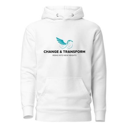 Change & Transform: Rising Into New Heights Unisex Premium Hoodie