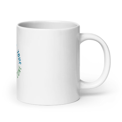"Step Beyond Your Comfort Zone" Motivational Ceramic Mug